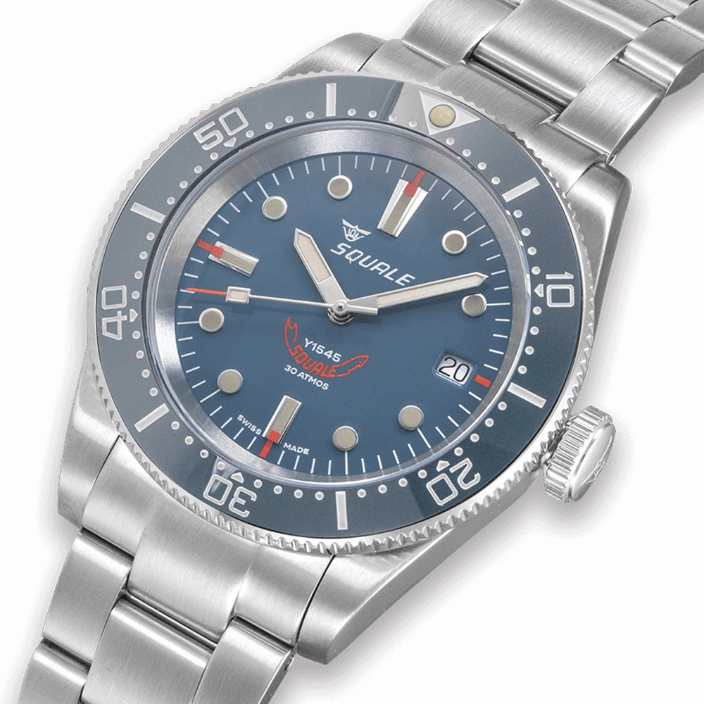 1545 Steel 40mm - Grey on Bracelet