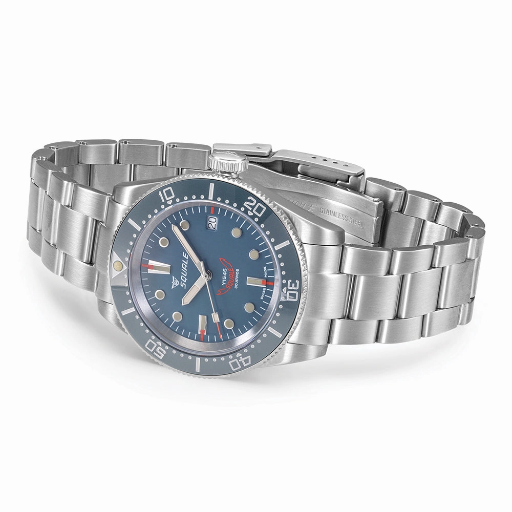 1545 Steel 40mm - Grey on Bracelet