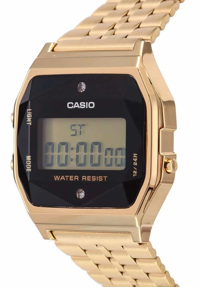 A159WGED-1DF Gold Stainless Steel Watch for Unisex