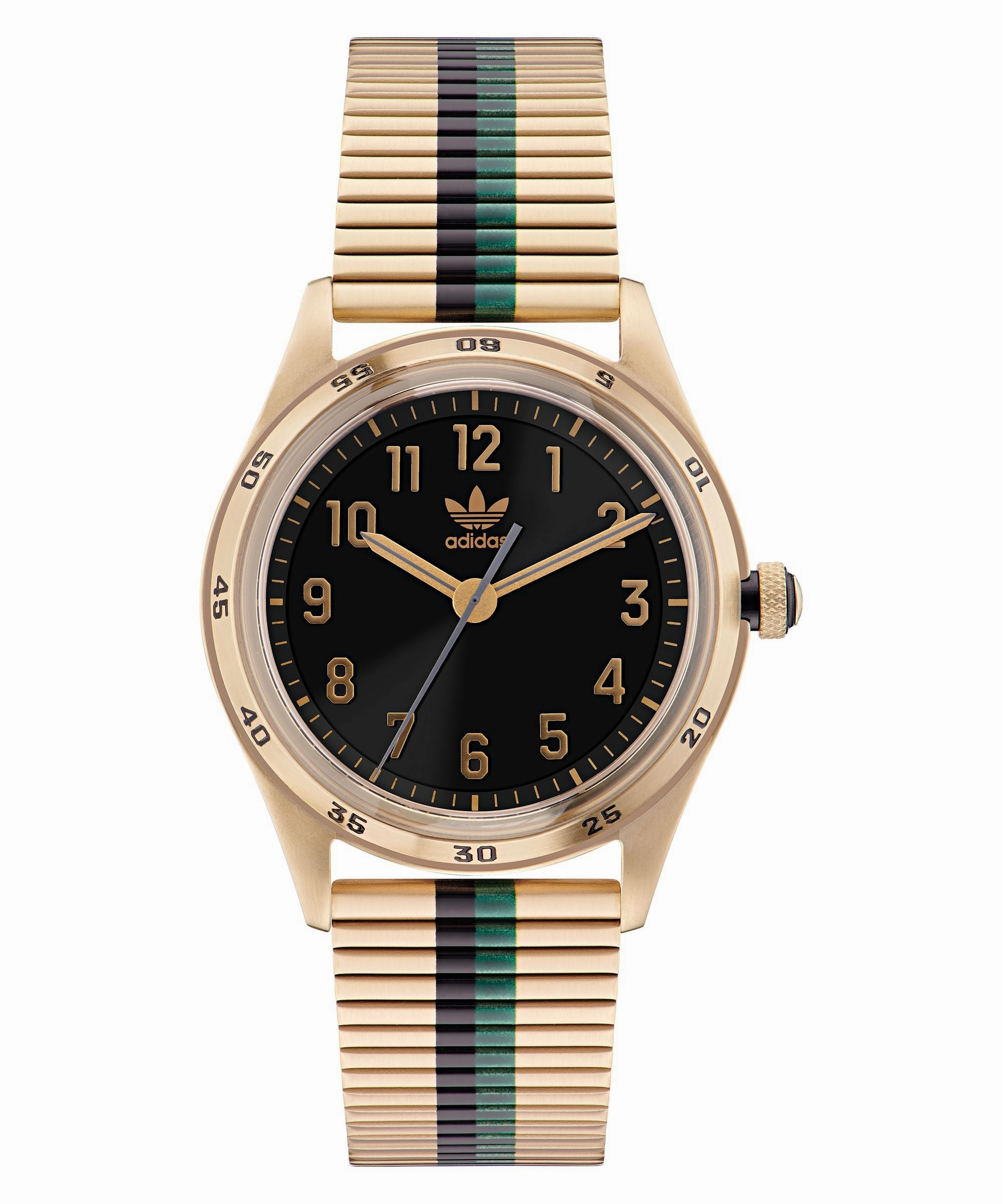 Adidas Code Four 42mm Black Dial Stainless Steel Watch AOSY22526