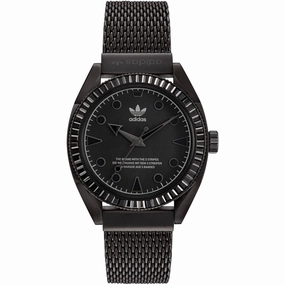 Adidas Men's Watch - Originals Quartz Black Dial Stainless Steel Bracelet | AOFH22510