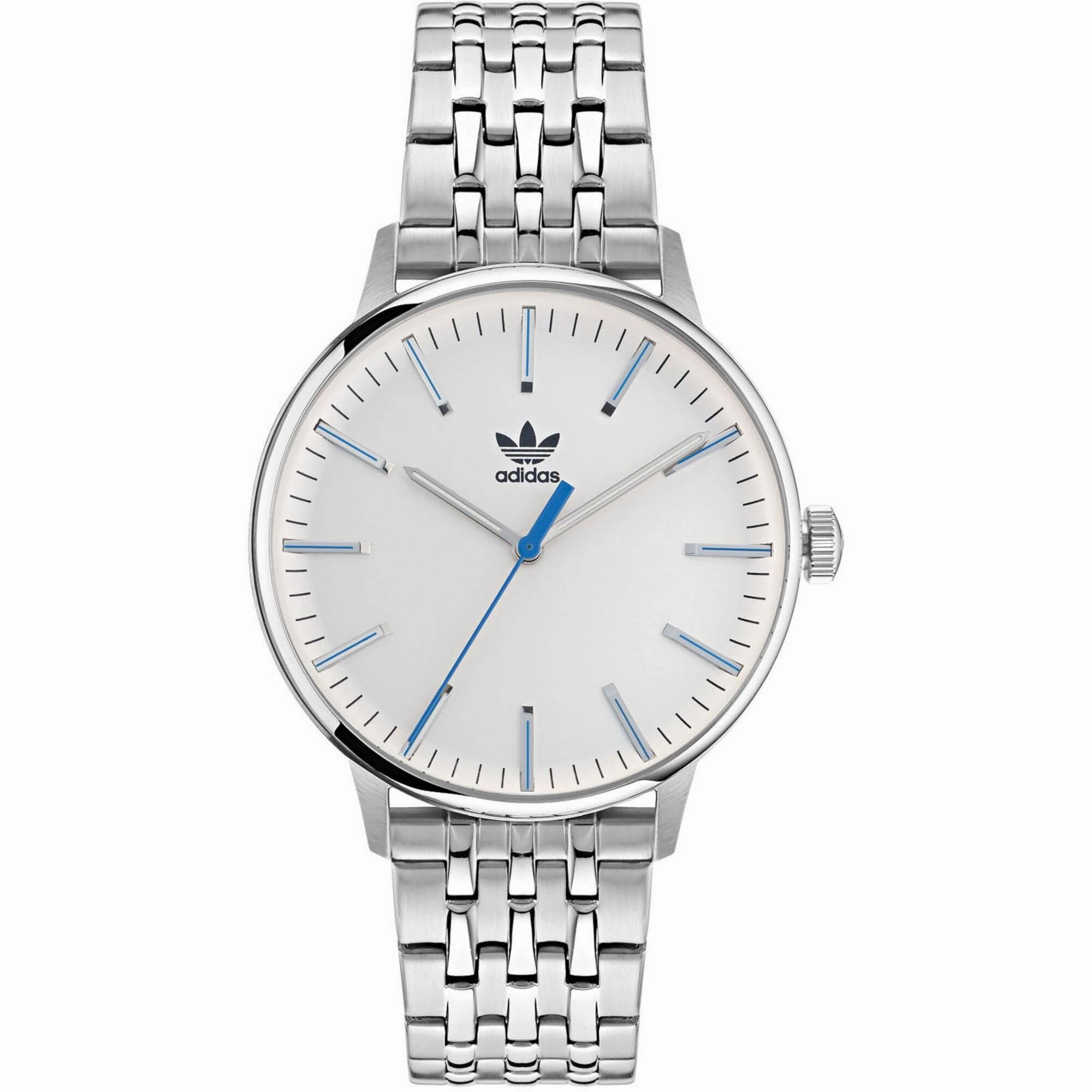 Adidas Men's Watch - Originals White Dial Silver Tone Steel Bracelet | AOSY22022