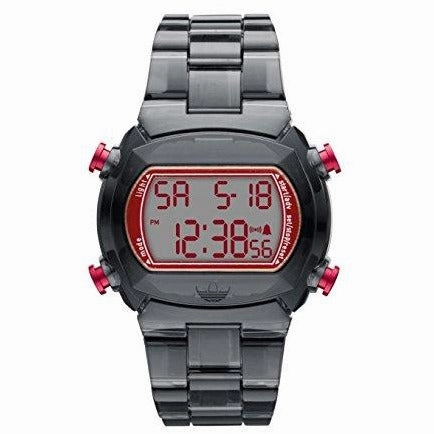Adidas Nylon Candy Digital Grey Dial Unisex watch #ADH6510