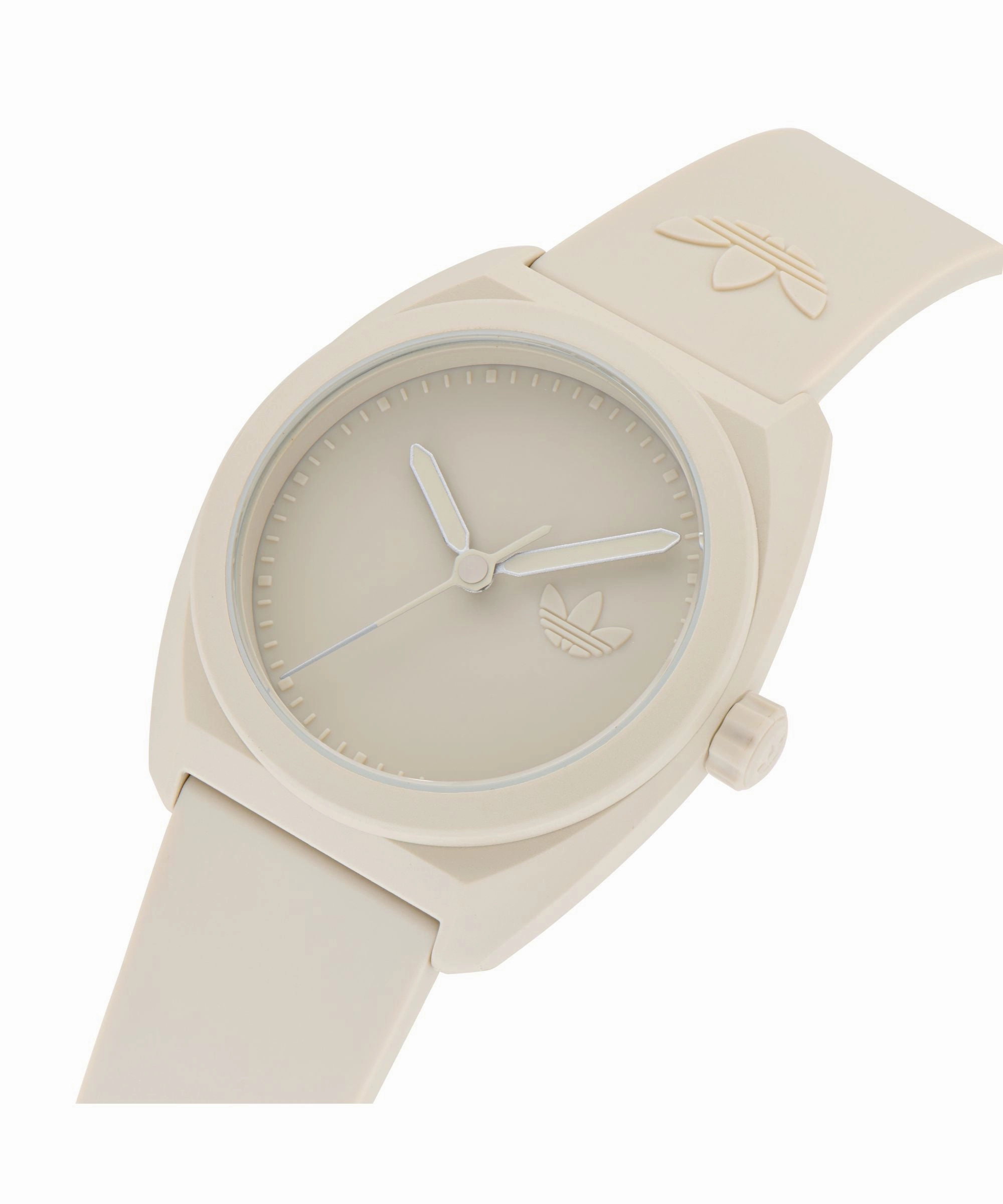 Adidas Project Three Beige Resin Strap Watch AOST24055