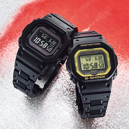 Advanced G-Shock 5600 Men's Watch with Bluetooth Connectivity and Tough Solar Power GWB5600BC-1B
