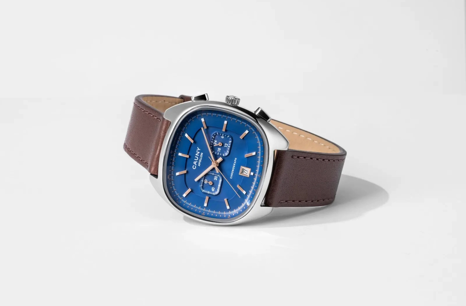 Apollon Chrono Blue Leather