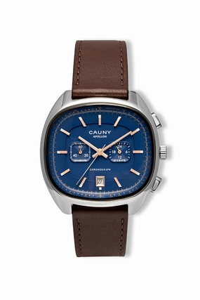 Apollon Chrono Blue Leather