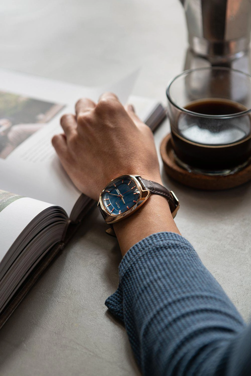 Apollon Day Date Blue