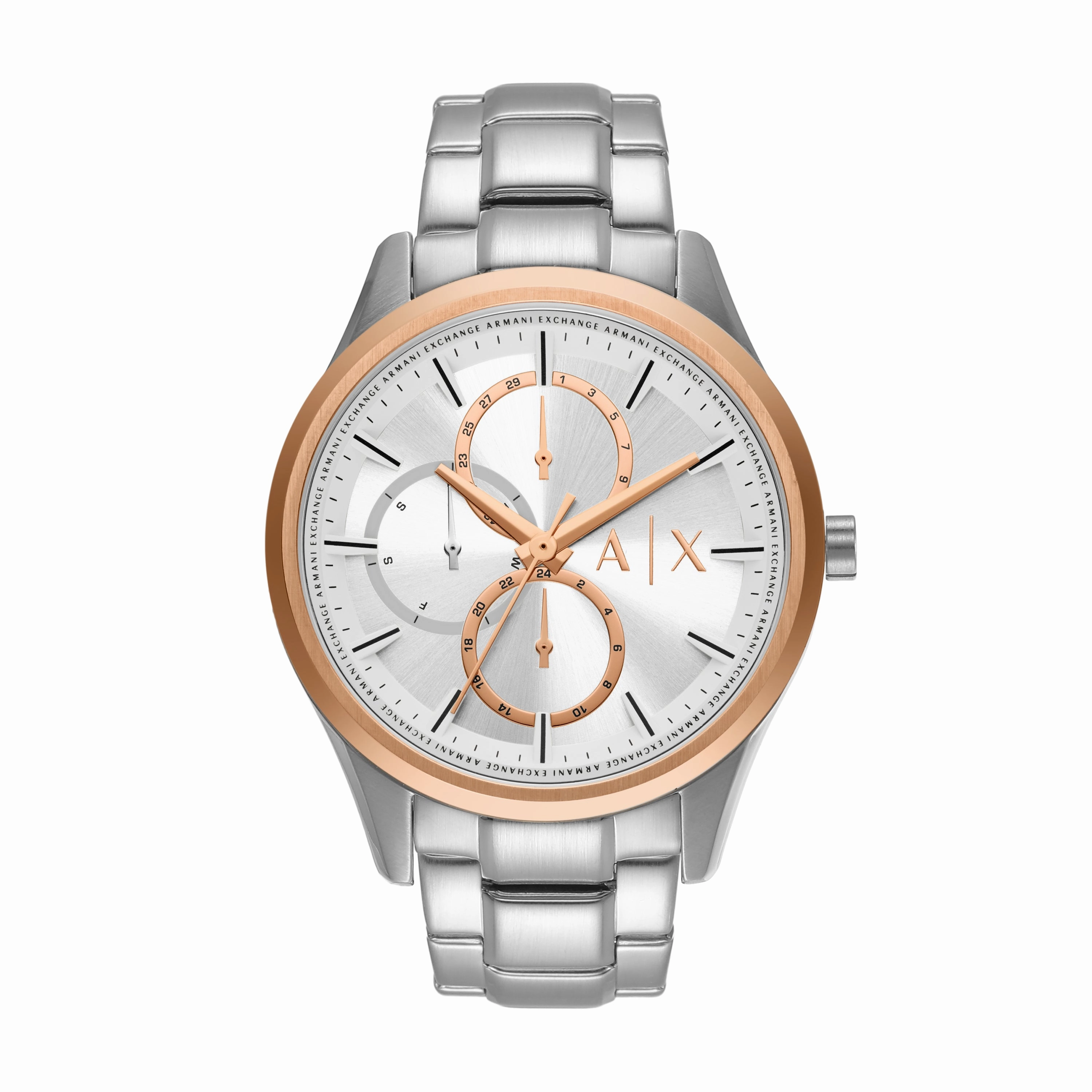 Armani Elegant Silver Stainless Steel Watch AX1870