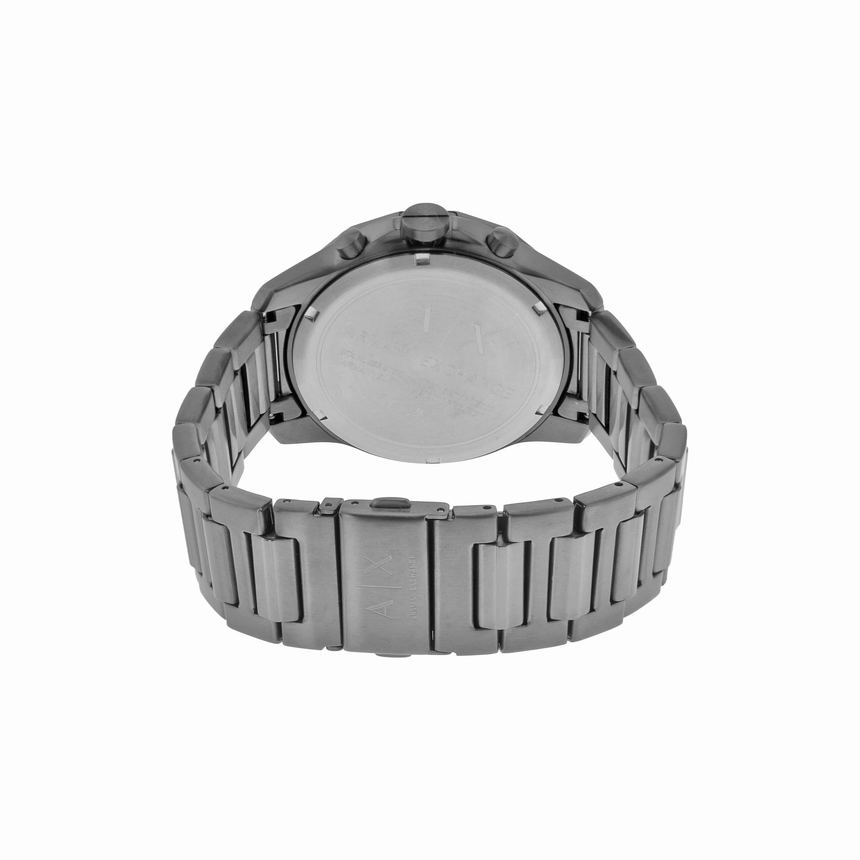 Armani Exchange Chronograph Gunmetal Stainless Steel Watch AX1731