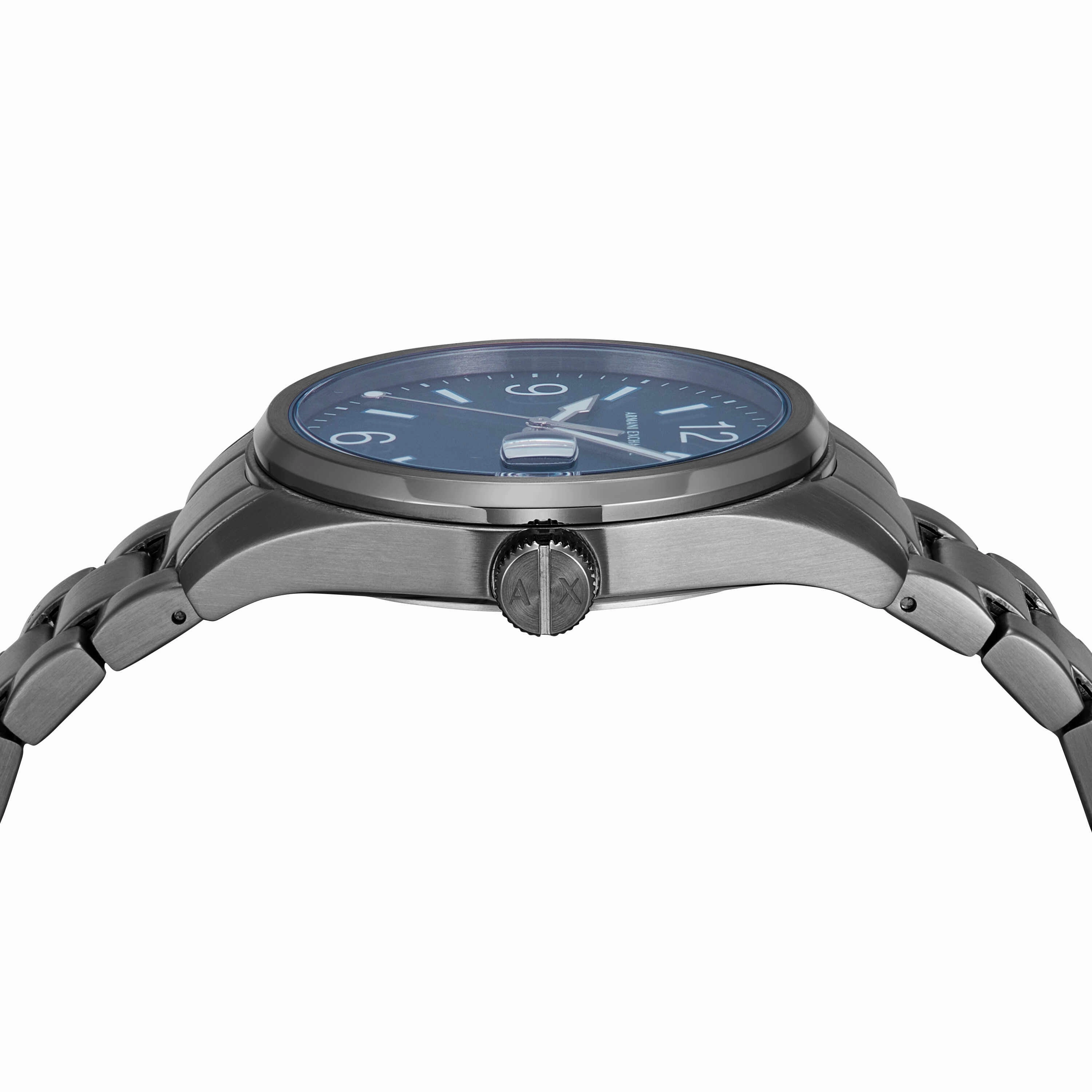 Armani Exchange Gun-Metal Analogue Watch AX1421