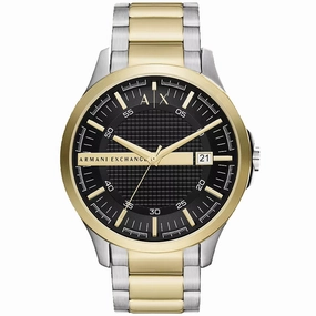 Armani Exchange Men's Hampton Black Dial Watch