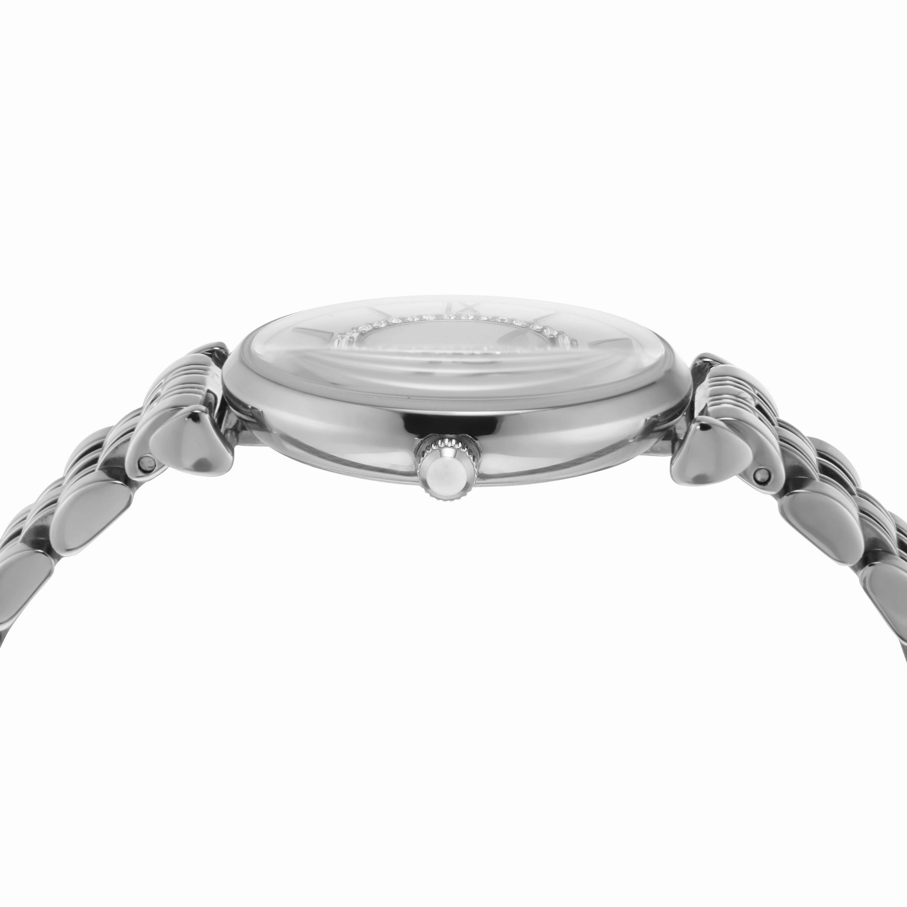 Armani Women's Stainless Steel Watch with Pearl Dial AR1908