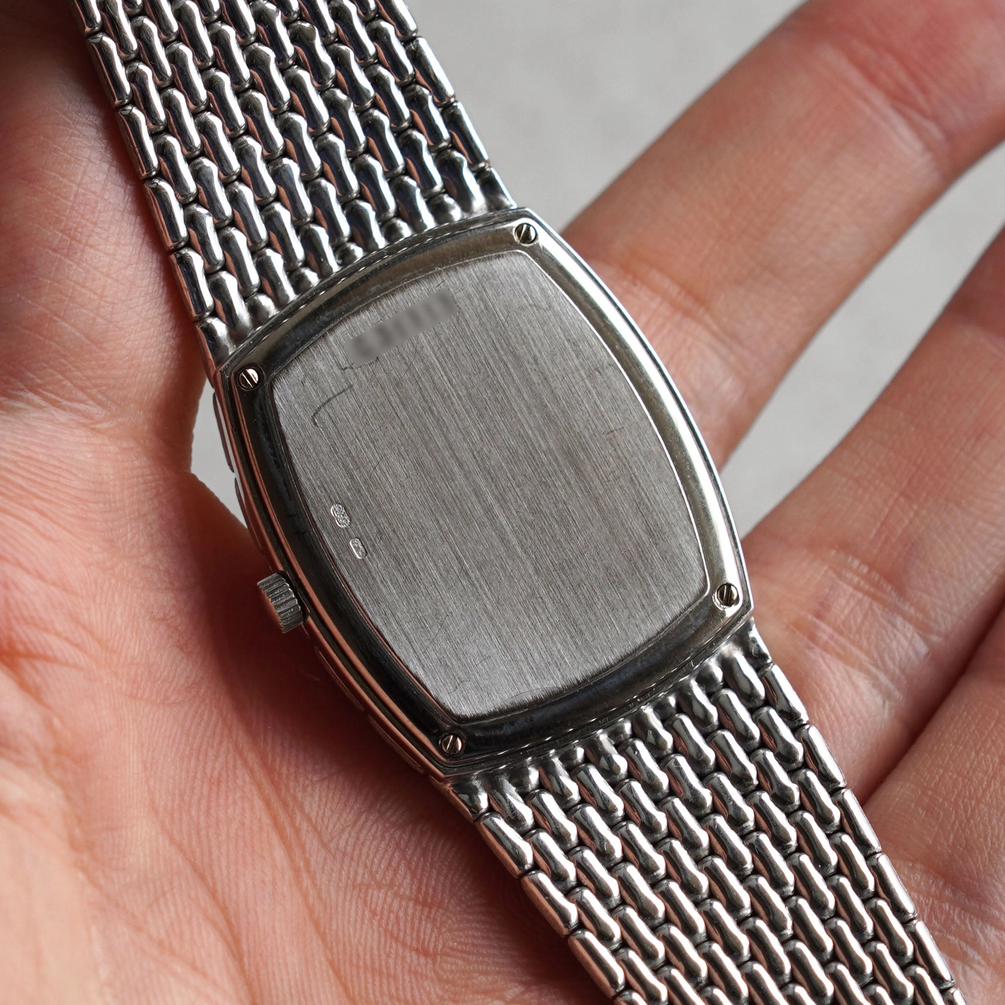 Audemars Piguet Cobra with Navy Blue Dial, Diamond Indices and Hands, White Gold