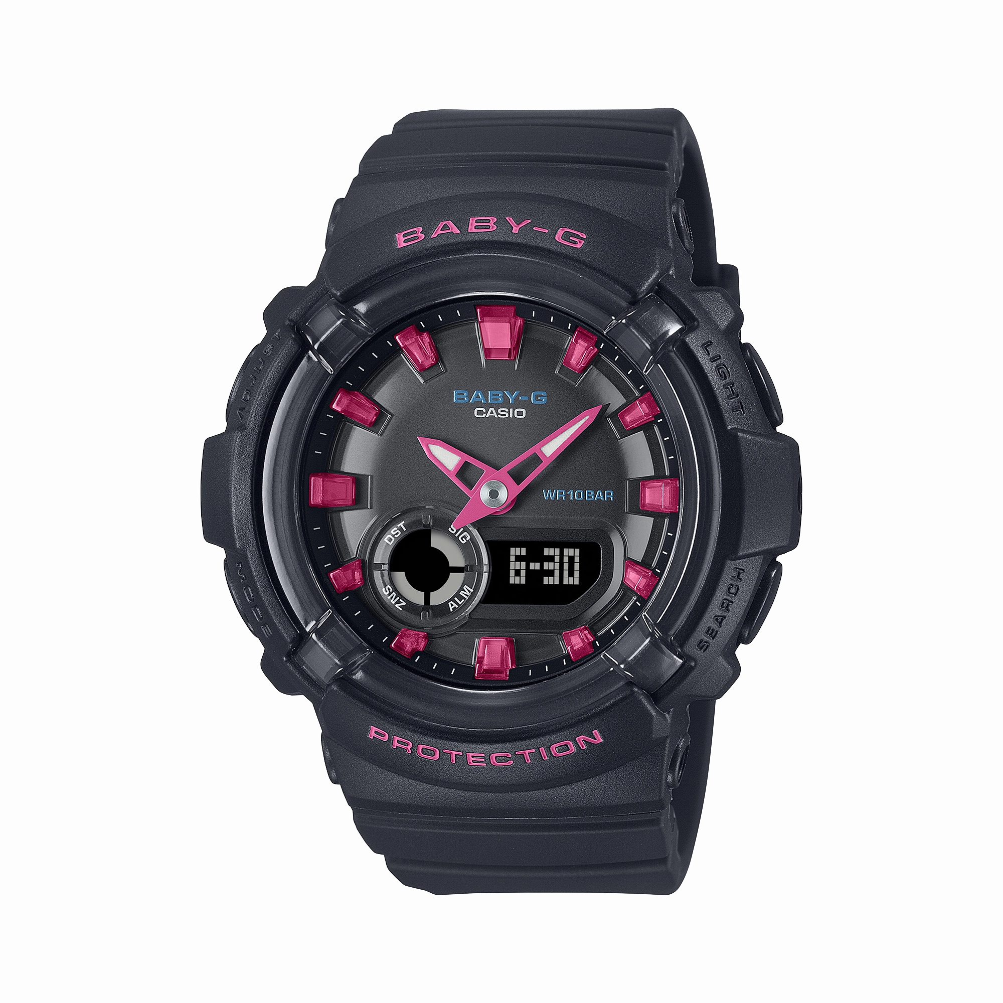 Baby-G Black Dial Black Resin Band Watch BGA280DN-1A