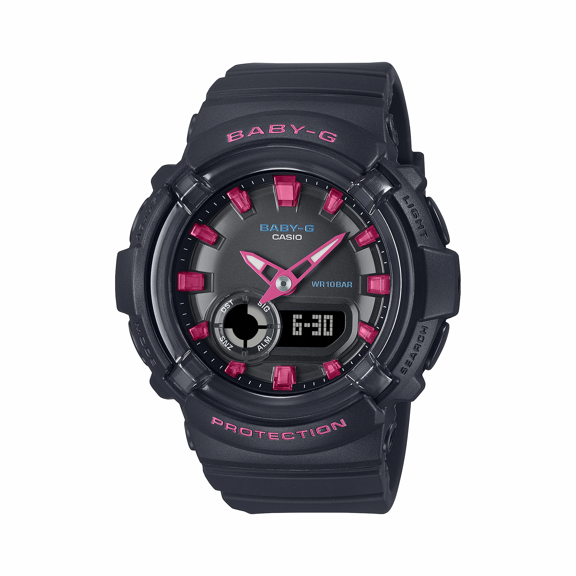 Baby-G Black Dial Black Resin Band Watch BGA280DN-1A