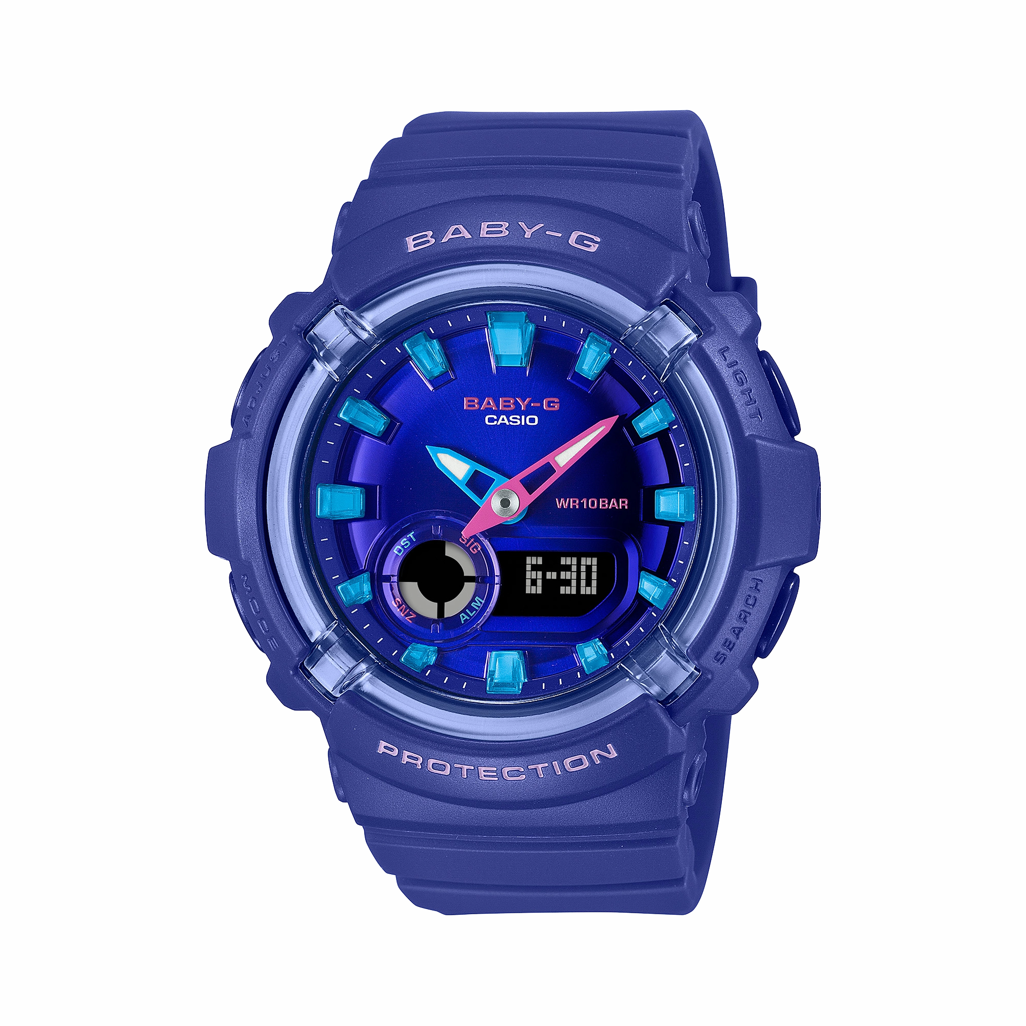 Baby-G Blue Dial Blue Resin Band Watch BGA280DN-2A