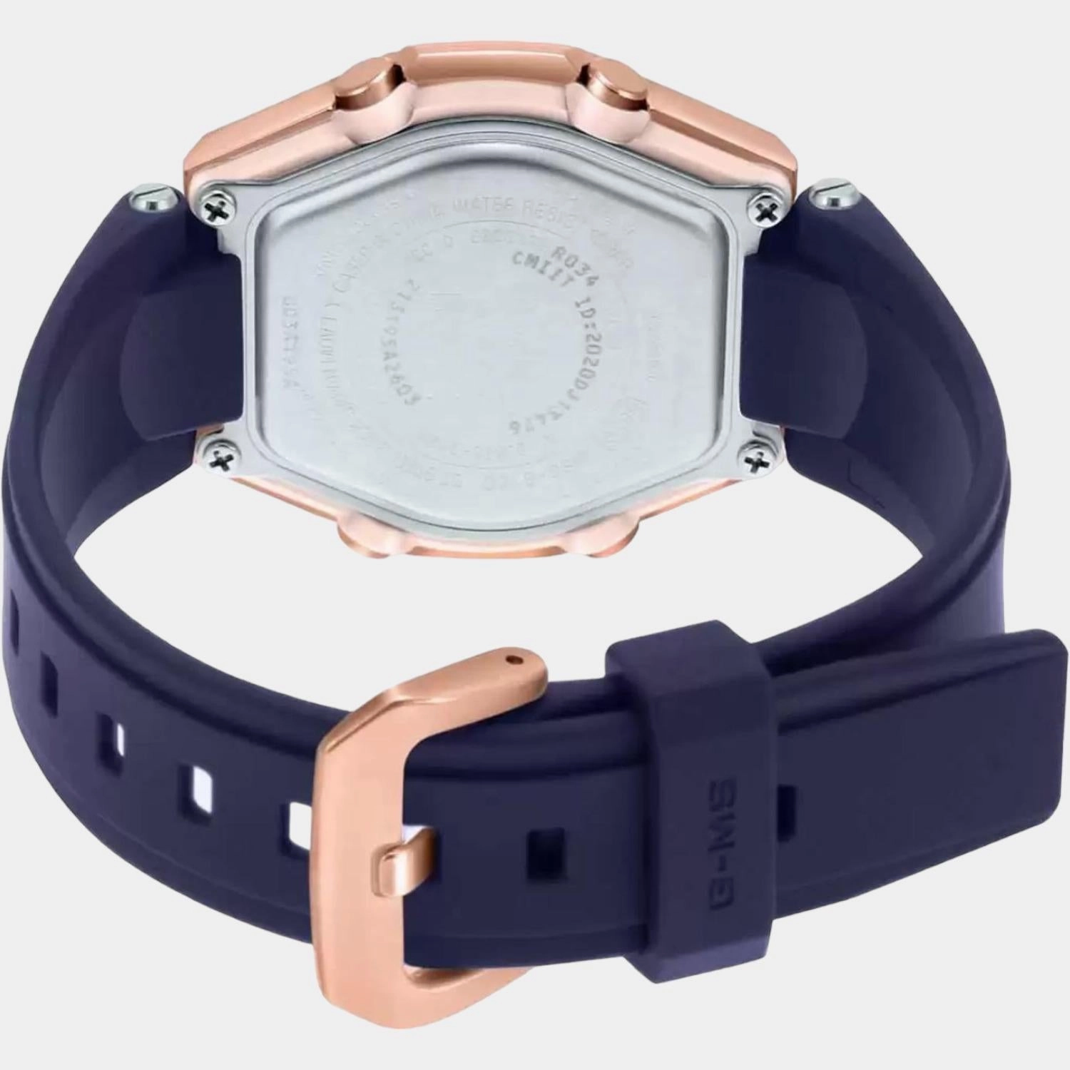 Baby-G Women Quartz Blue Dial Analog-Digital Resin Watch BX191