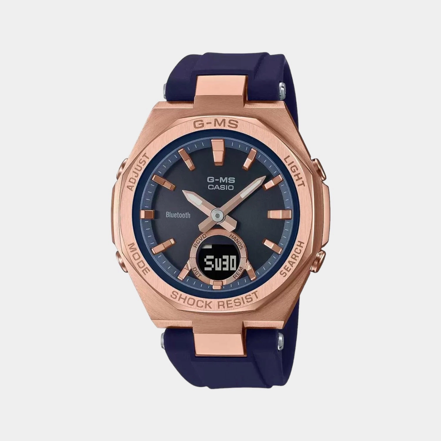 Baby-G Women Quartz Blue Dial Analog-Digital Resin Watch BX191