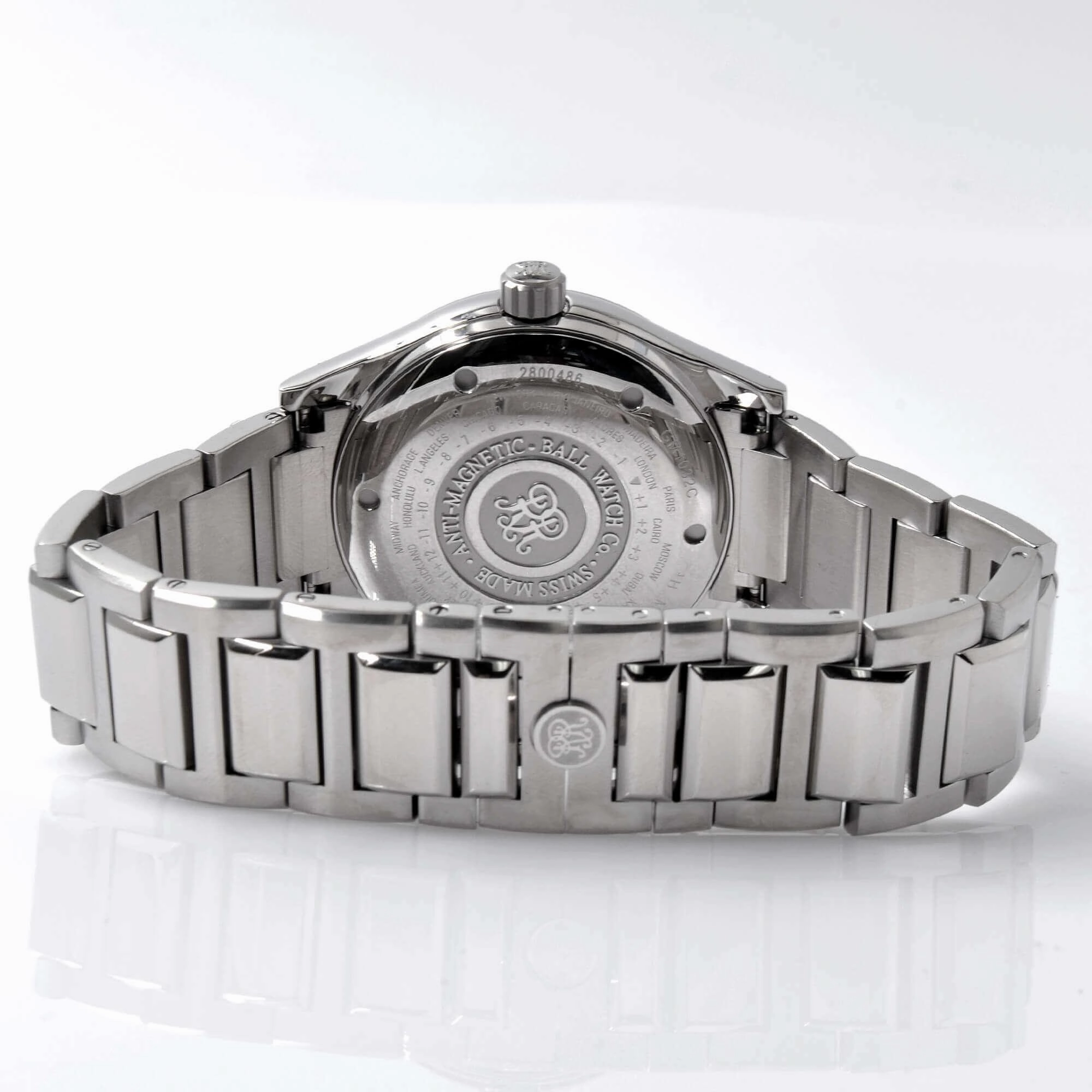 Ball Men's Automatic Watch - Engineer III Black Dial Silver Bracelet | GM1032C-S3-BK