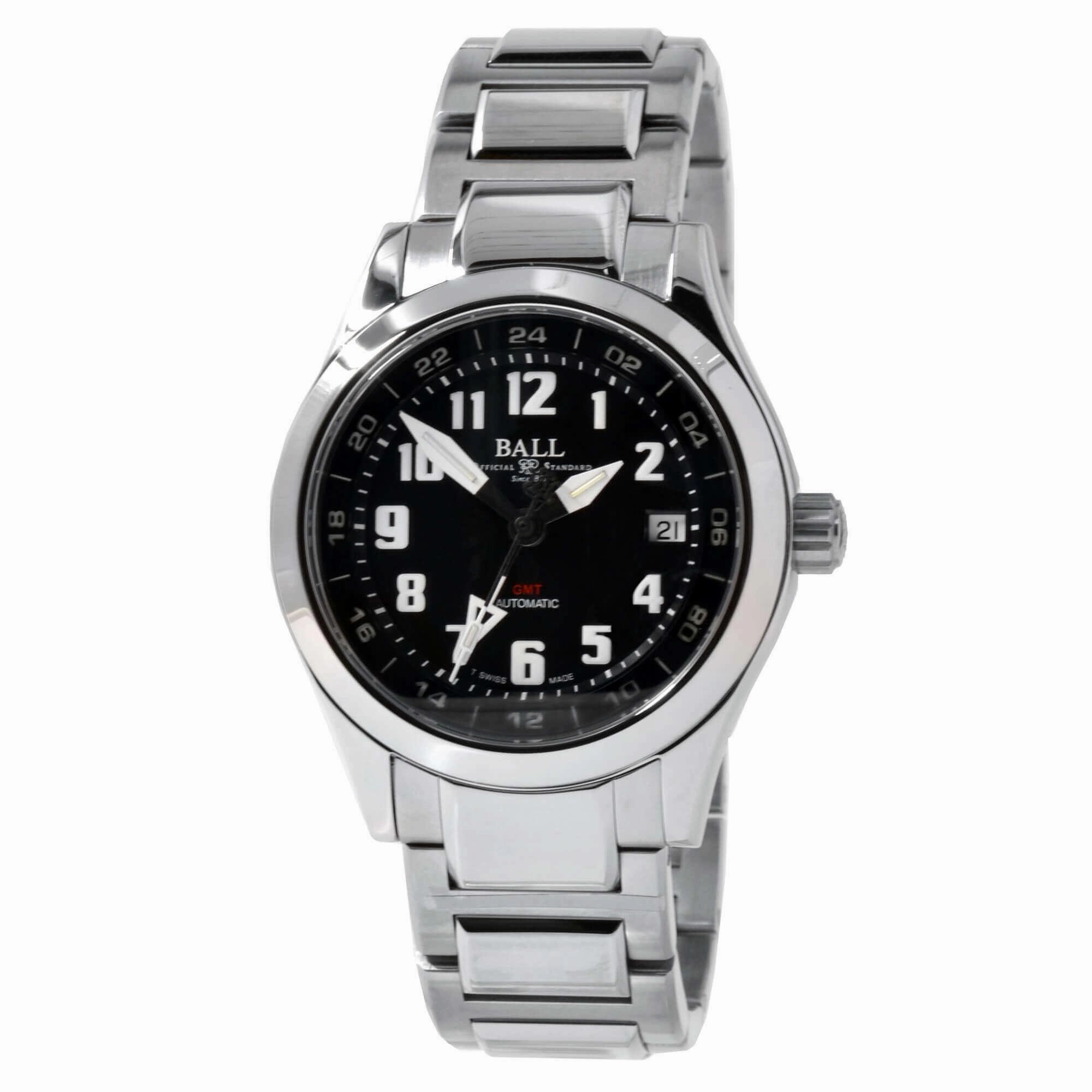 Ball Men's Automatic Watch - Engineer III Black Dial Silver Bracelet | GM1032C-S3-BK