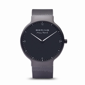 Bering Max Ren Matt Black Mesh Watch