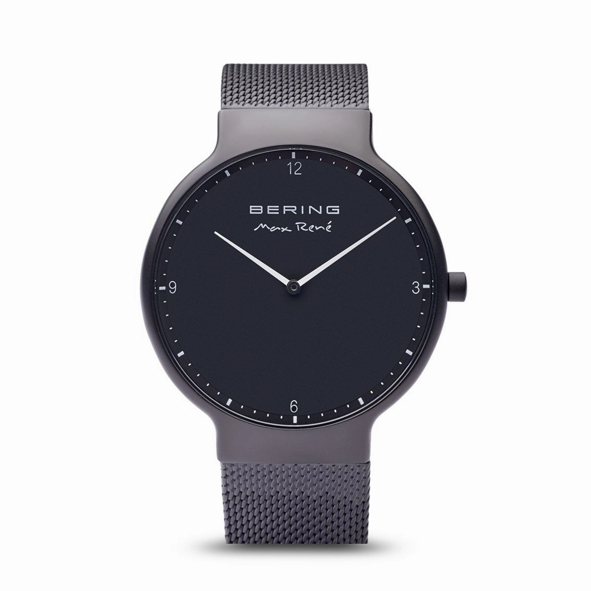 Bering Max Ren Matt Black Mesh Watch