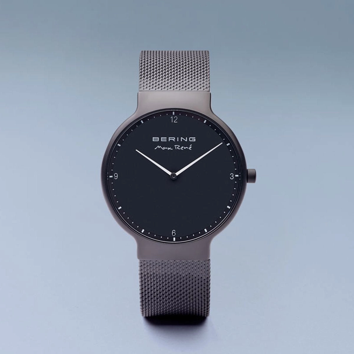 Bering Max Ren Matt Black Mesh Watch