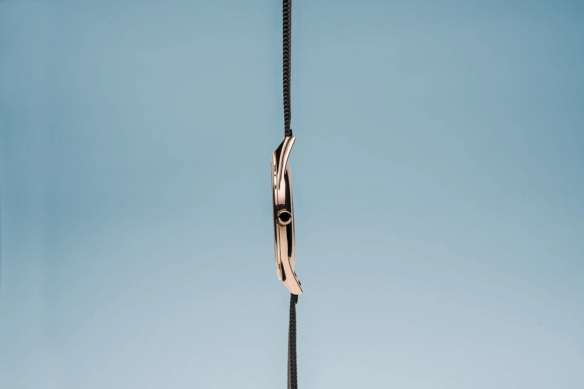 Bering Ultra Slim Polished Rose Gold Watch