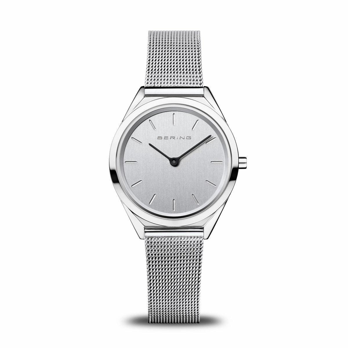 Bering Ultra Slim Polished Silver Watch