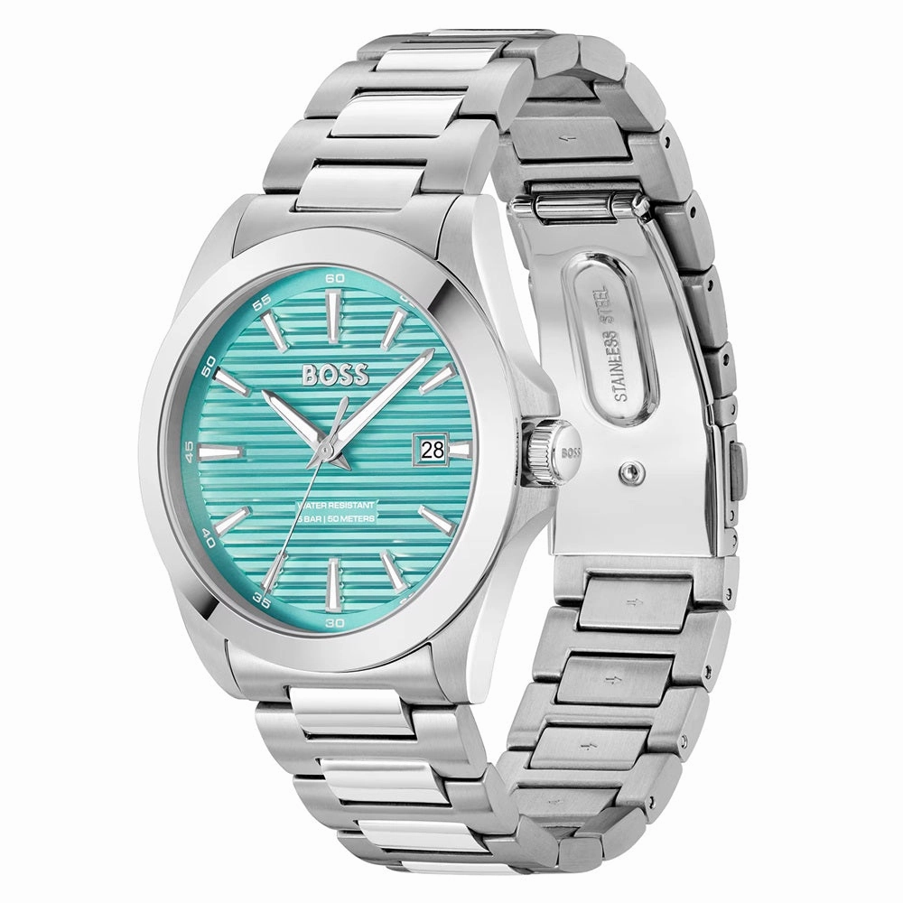 BOSS Watches Mens Strike Watch in Turquoise 1514171