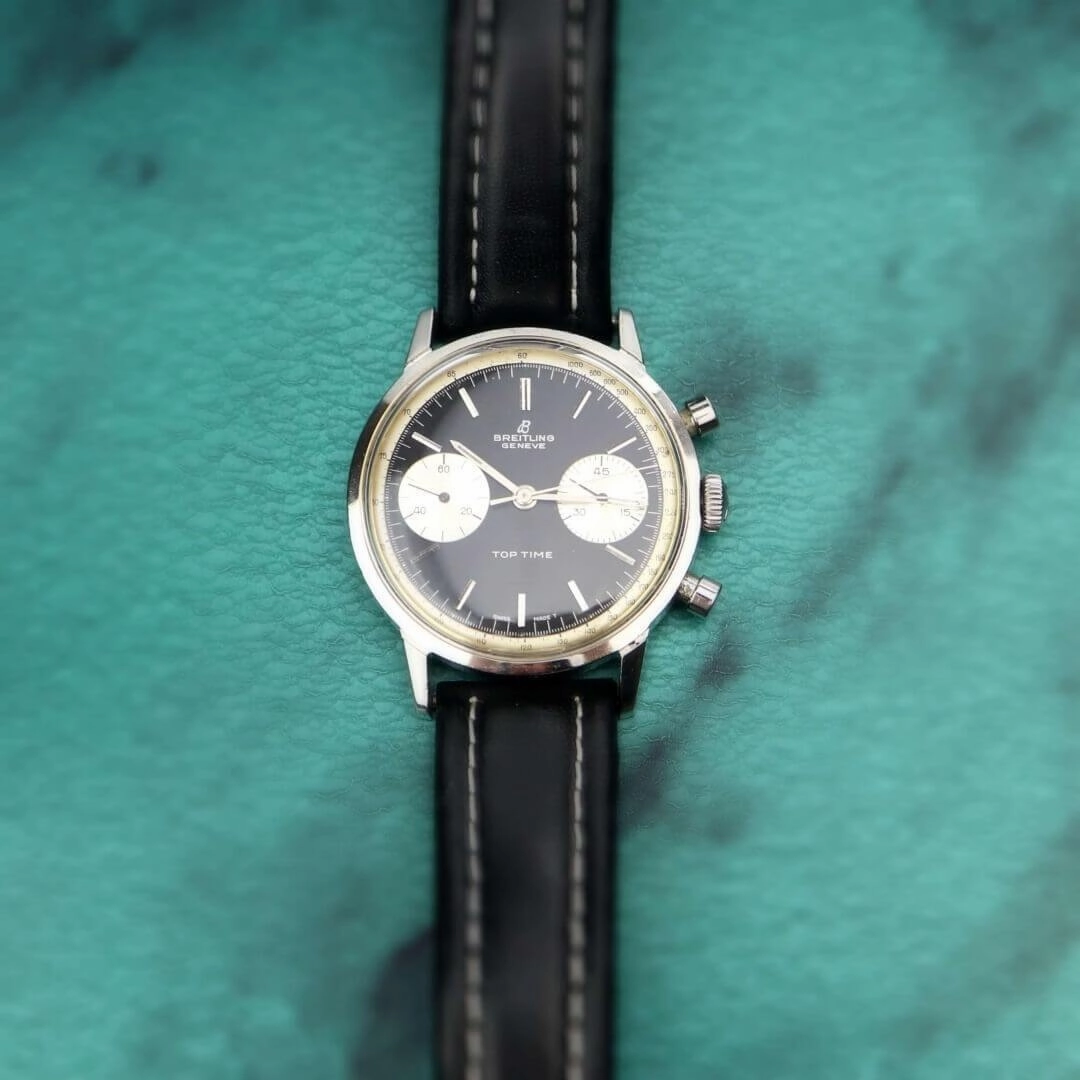 Breitling Top Time 2002 Reverse Panda Men's Vintage Watch