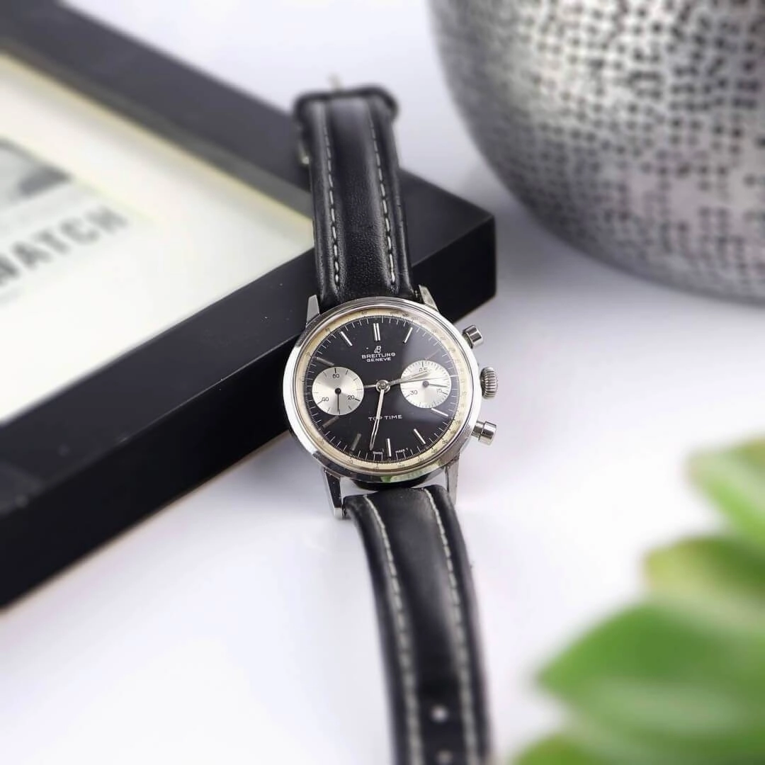 Breitling Top Time 2002 Reverse Panda Men's Vintage Watch