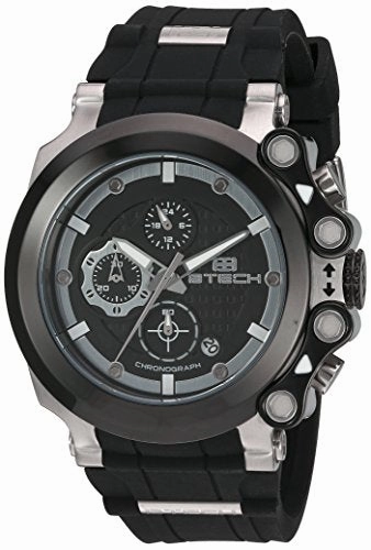 BTECH Unisex Cite Chronograph Casual Wrist Watch Silicon Strap Band