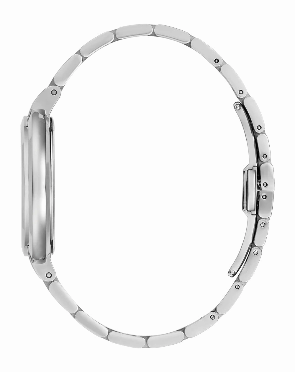Bulova Rubaiyat Women's Silver-Tone Stainless Steel Watch with White Dial and Sapphire Crystal 96L306
