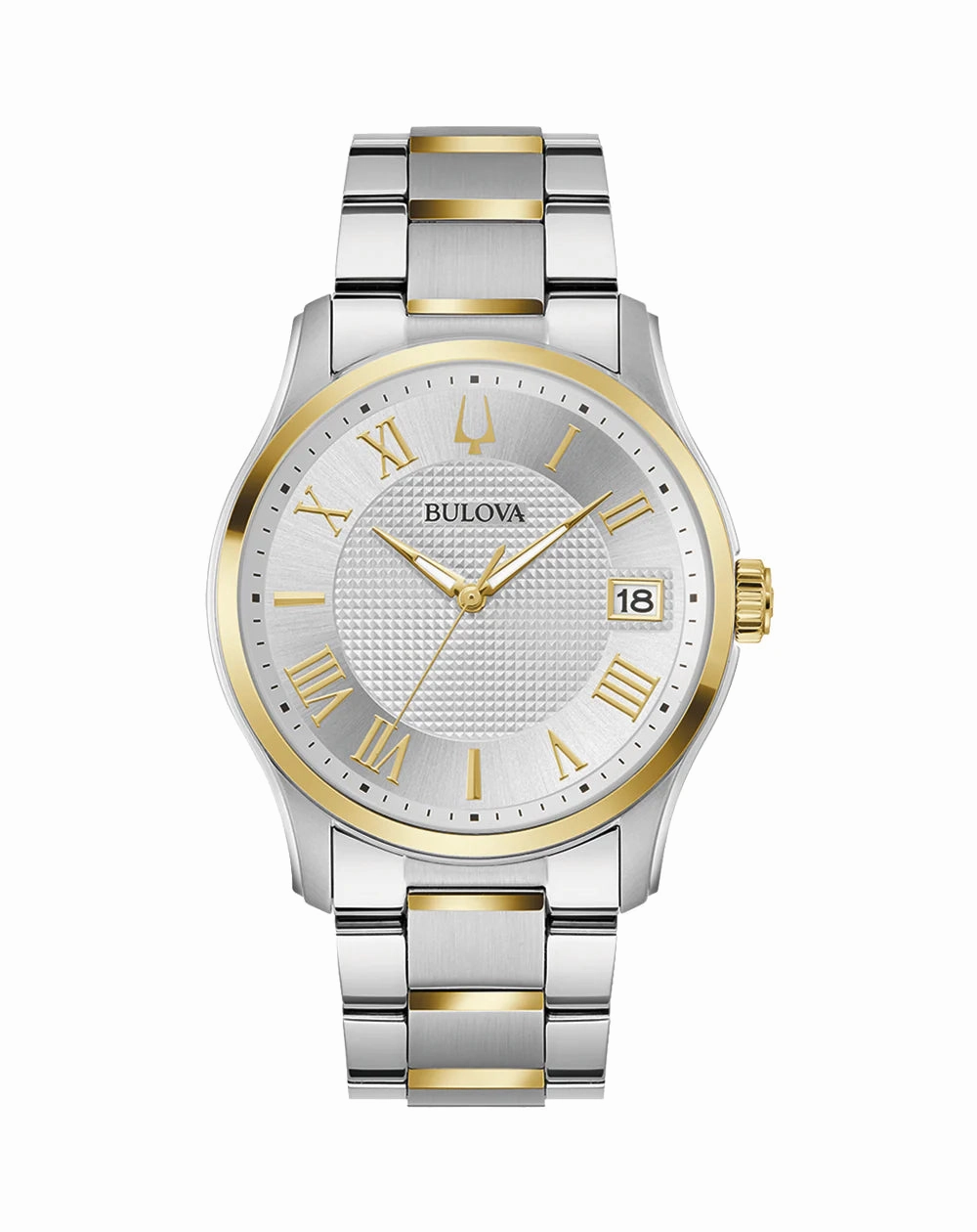 Bulova Wilton Men's Watch with Gold and Silver Stainless Steel 41mm Case 98B391