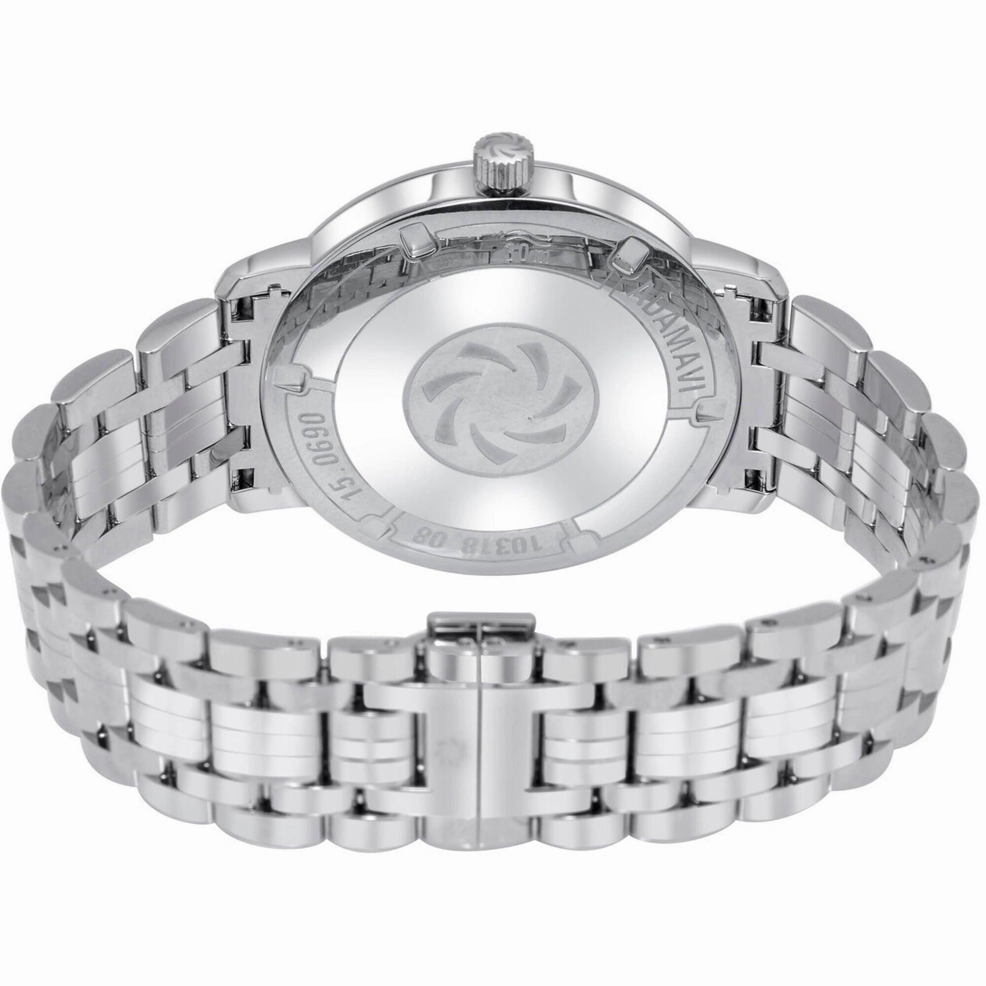 Carl Bucherer Men's Watch - Adamavi White Dial Silver Bracelet | 00.10318.08.11.21