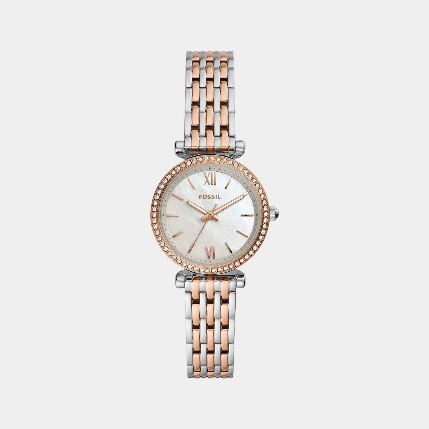 Carlie Women Quartz White Dial Analog Stainless Steel Watch ES4649