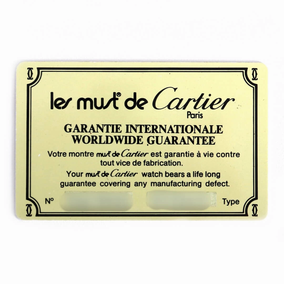 Cartier, Must de Cartier Tank, 1981