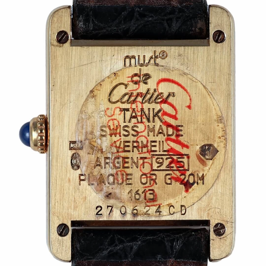 Cartier Must de Cartier Tank Ladies Vintage Watch