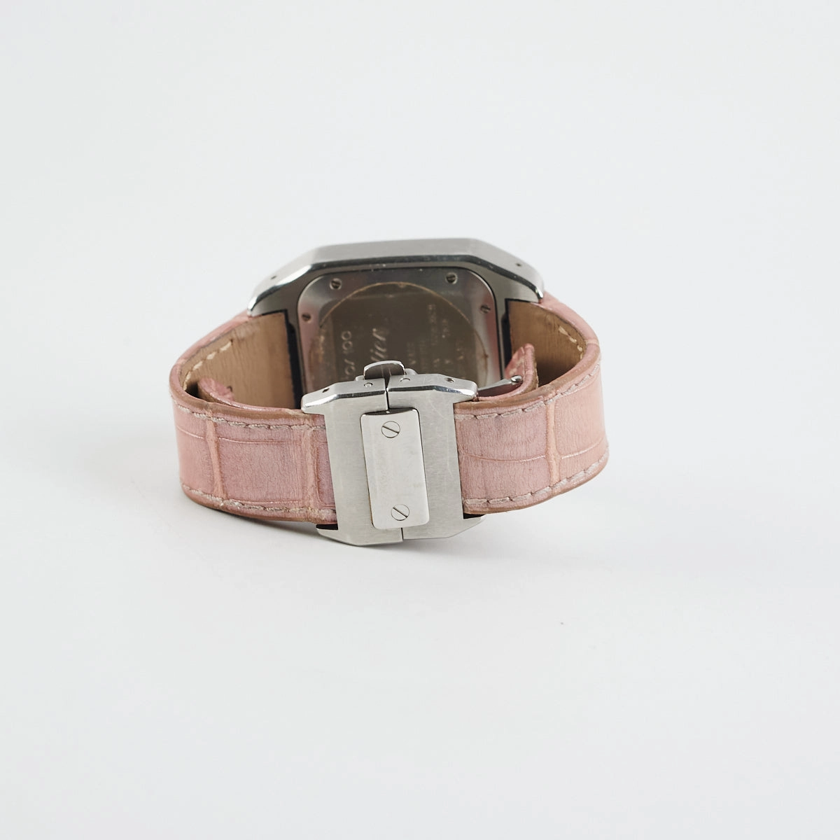 Cartier Santos De Watch Pink Automatic Movement