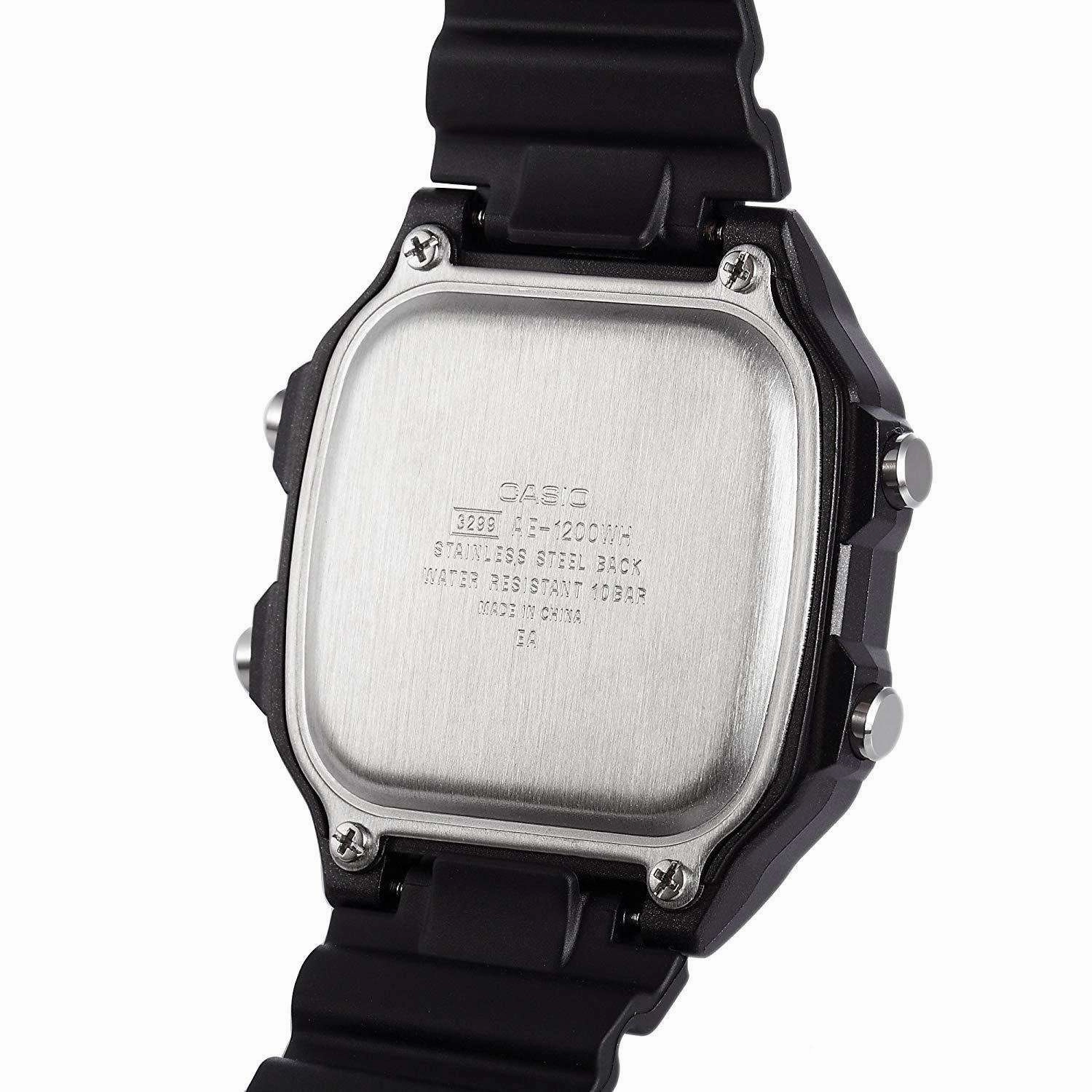 Casio AE-1100W-1BVDF Black Resin Strap Watch for Men