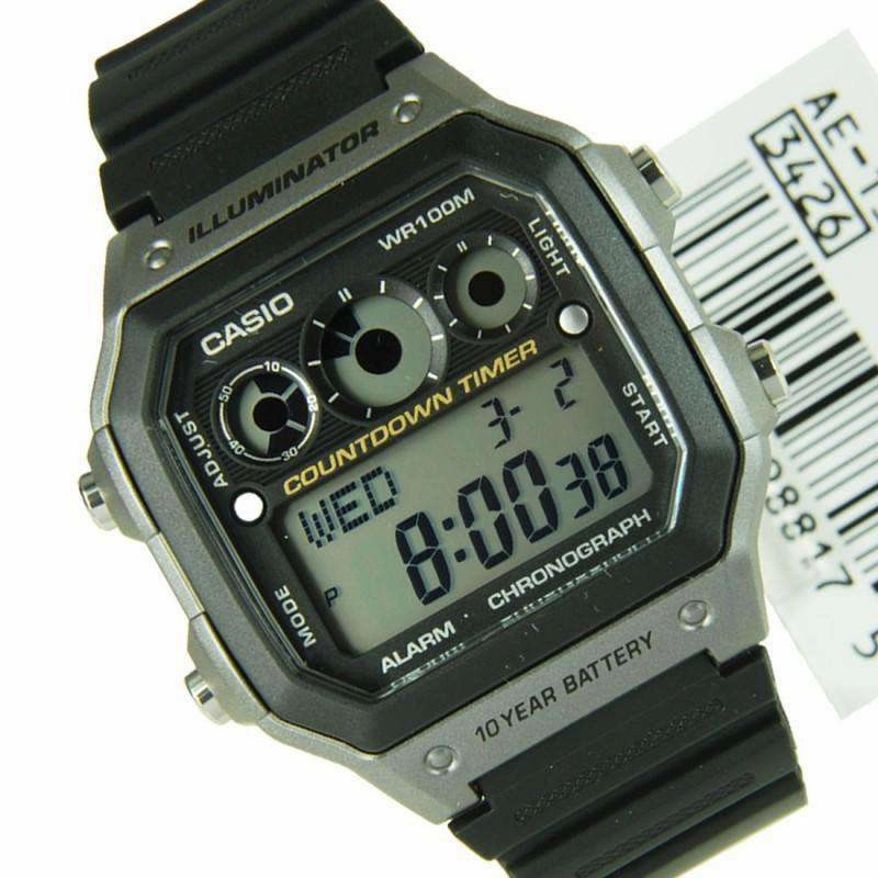 Casio AE-1300WH-8A  Black Resin Strap Watch For Men