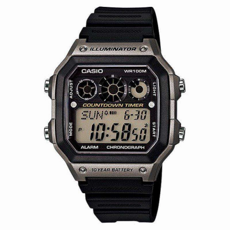 Casio AE-1300WH-8A  Black Resin Strap Watch For Men
