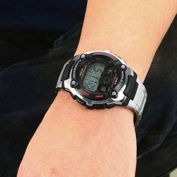 Casio AE-2000WD-1A Silver Stainless  Watch for Men