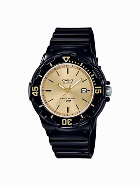 Casio Analog Black resin Band Watch LRW200H-9E