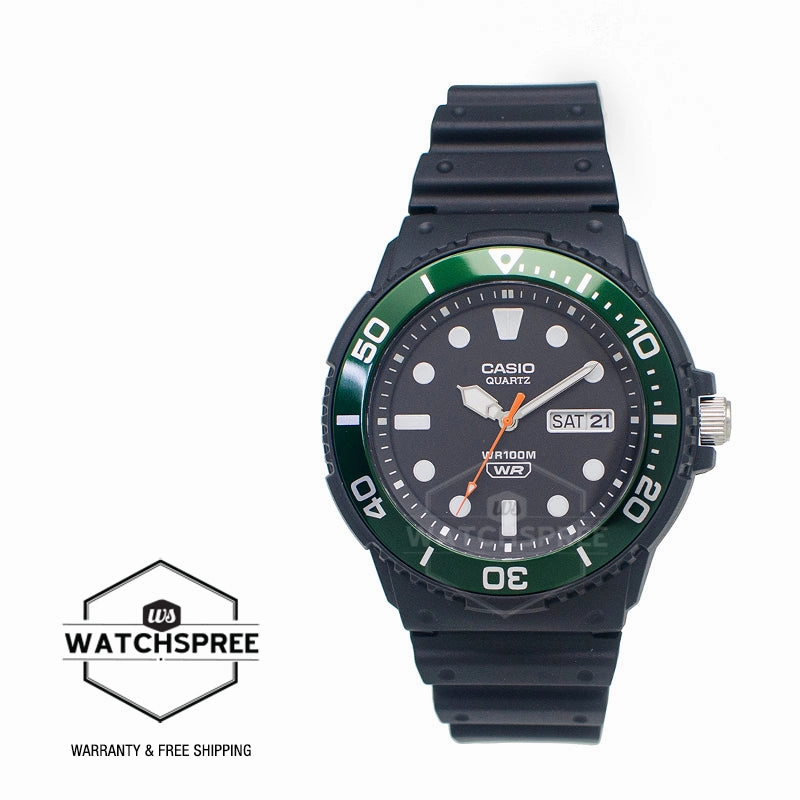 Casio Analog Black Resin Band Watch MRW230H-1E3 MRW-230H-1E3