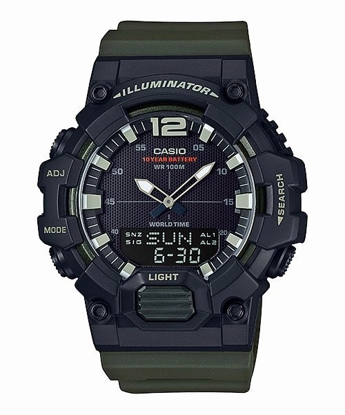 Casio Analog-Digital Resin Band Watch HDC700-3A