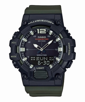 Casio Analog-Digital Resin Band Watch HDC700-3A