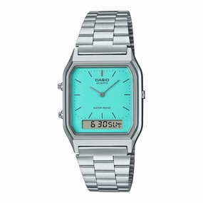 Casio Analog Digital Vintage Series Dual Time Watch AQ230A-2A2 AQ-230A-2A2